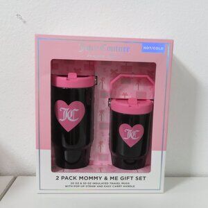 Juicy Couture Hot/Cold 2 pack Mommy & me Insulated travel mug set